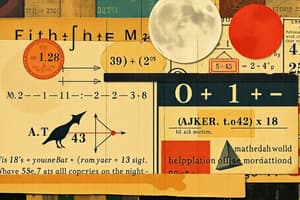 Mathematics Fundamentals: Arithmetic & Algebra