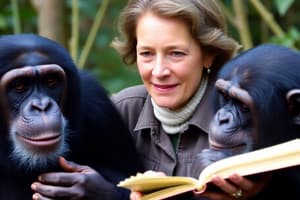 Jane Goodall's Discoveries on Chimpanzees