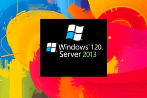 MCSA Windows Server 2012/R2 Chapter 2