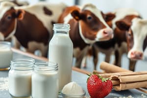 Overview of Milk Composition and Quality