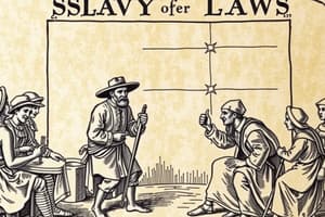 Slavery Laws in New York History