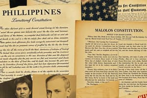 Philippine Constitutions: 1899 & 1935