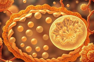 Cell Biology: Lipids and Membrane Structure