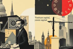 Private Equity (PE) and Venture Capital (VC)