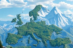 Geography of Europe Quiz