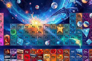 Periodic Table Concepts Quiz