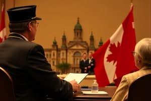 Canadian History: Governance and Change