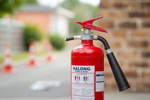 Fire Extinguisher Operation Guide