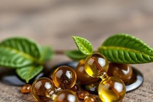 Plant Oils Overview and Chemistry