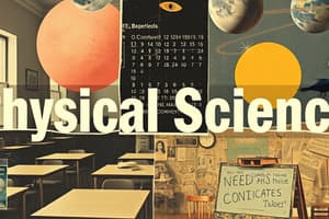 Physical Science Overview