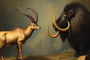 Extinct Species: Pyrenean Ibex and Mastodon