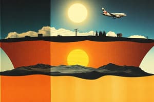 Atmospheric Pressure and Regions of the Atmosphere