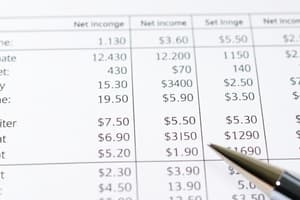 Understanding the Income Statement