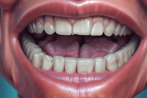 Dental Disorders: Hard Tissue Abnormalities