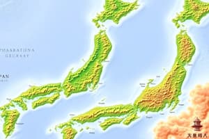 Japan: Geography, Landforms and Climate