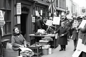 Post-WW1 Economic Challenges in Britain