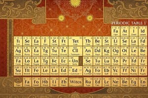 The Periodic Table Quiz