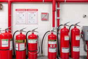 Section 58: Fire extinguishing systems, issuance of certificates for installation and servicing