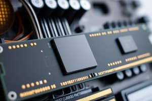 Computer Hardware: CPU, Motherboard and Memory