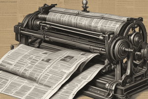 History of Newspapers