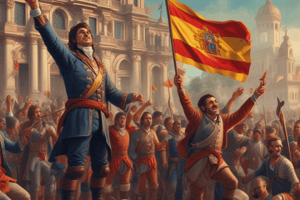 Revolución Gloriosa, Partidos Políticos y Clases Sociales en España