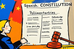 La Constitución Española: Artículos 4-7