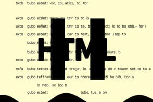 HTML Tag Structure Quiz