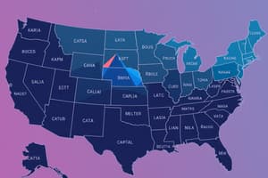 US States, Capitals, and Abbreviations Quiz