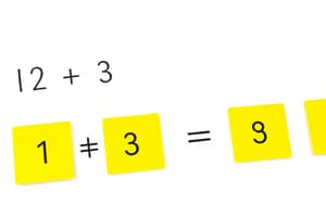 Basic Arithmetic Quiz