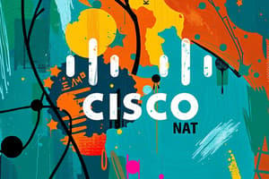 Cisco NAT Configuration Quiz