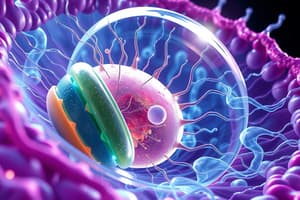 Cell Biology Membrane and Cytoskeleton Quiz