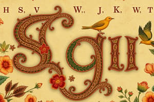 Sgaw Karen Alphabet Flashcards