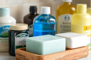 History and Science of Soaps and Cleansers