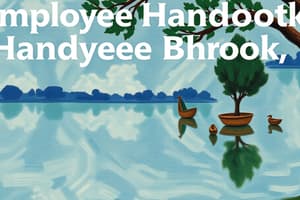 Employee Handbook 2024-2025