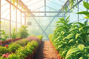 Greenhouse Environmental Control Quiz