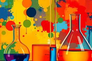 Chemical Analysis I: Course Overview