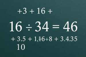 Factors and Multiples