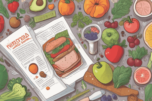 USDA Food Guides and Nutrition Planning