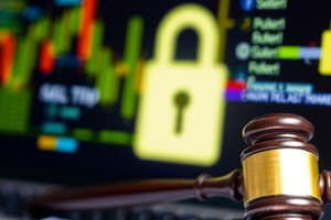 Legal and Regulatory Issues in Info Security