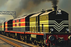 Comparative Performance of Indian Locomotives