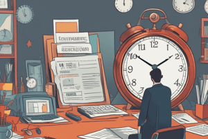 Efficient Time Management Habits Quiz