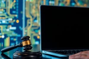 Computer Security: Ethics and Law in Canada