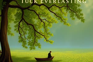 Tuck Everlasting Chapter 12 Vocabulary