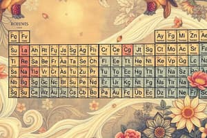 Chemistry Grade 11: Aqueous Solutions & Elements