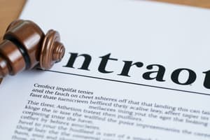 Understanding Contract Terms in Law