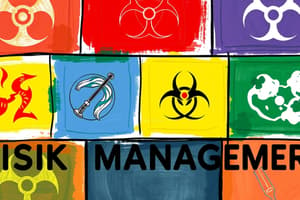 Risk Management and Foodborne Illness Terminology