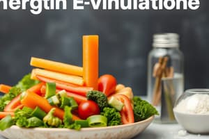 Nutrition et Dépense Énergétique