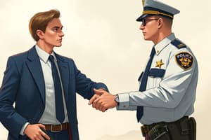 Law Enforcement: Prosecutor and Officer Roles