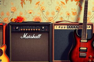 Orígenes y desarrollo de amplificadores Marshall