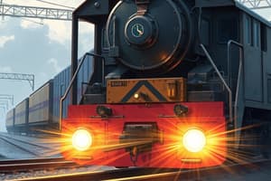 Train Parting: Coupler Forces and Definitions